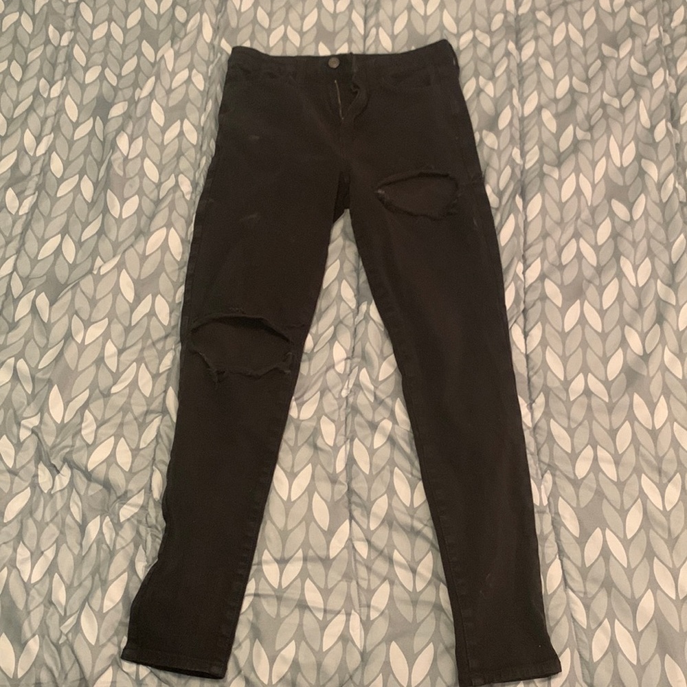 Black Denim American Eagle Jeans